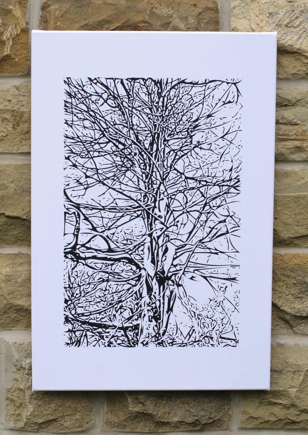 Abstract Tree Canvas Print by Andrew Vickers - Stoneface Creative 