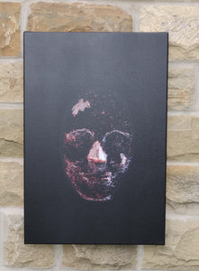Dog Eat Dog (Black)  Canvas Print by Andrew Vickers - Stoneface Creative 