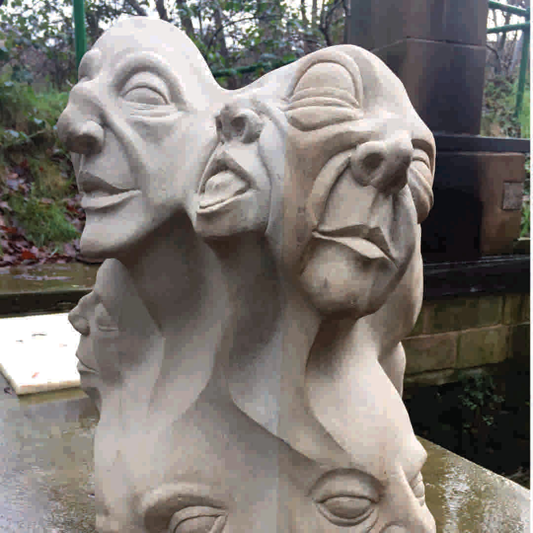Sybil Original sandstone piece by Andrew Vickers - Stoneface Creative 