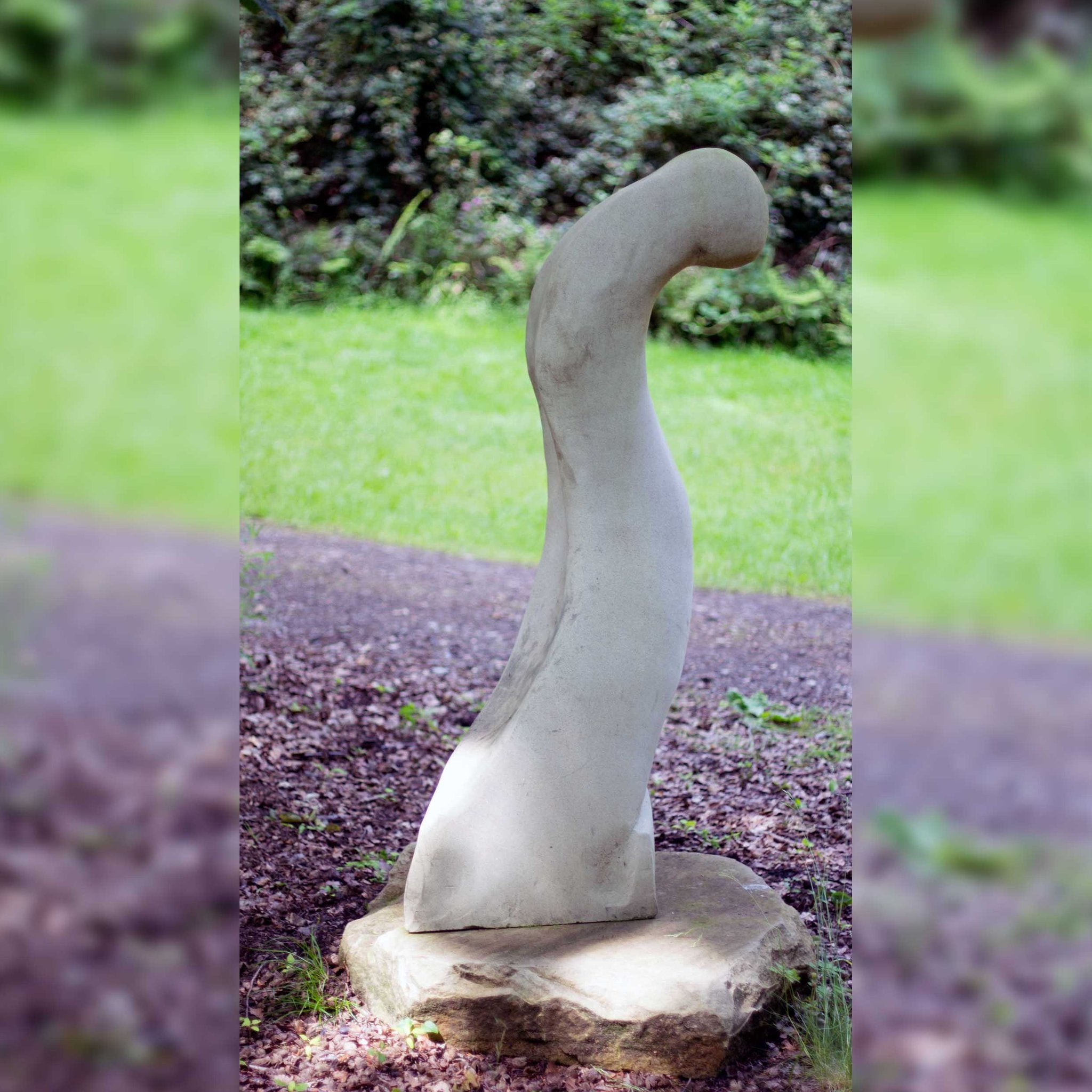 The Siren Original sandstone piece by Andrew Vickers - Stoneface Creative 