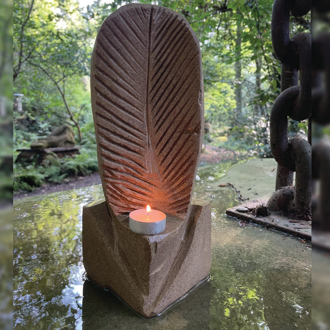 The Little Feather Candleholder - Stoneface Creative 