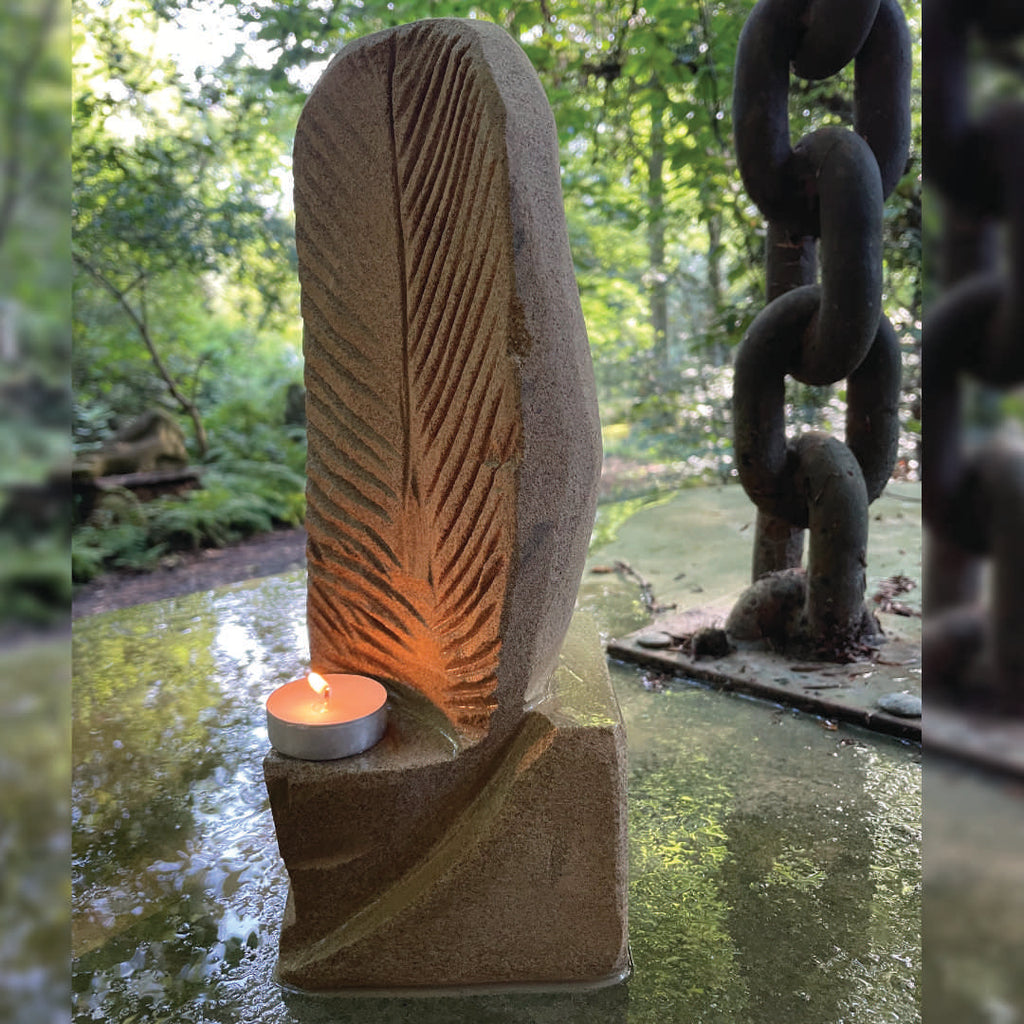 The Little Feather Candleholder - Stoneface Creative 