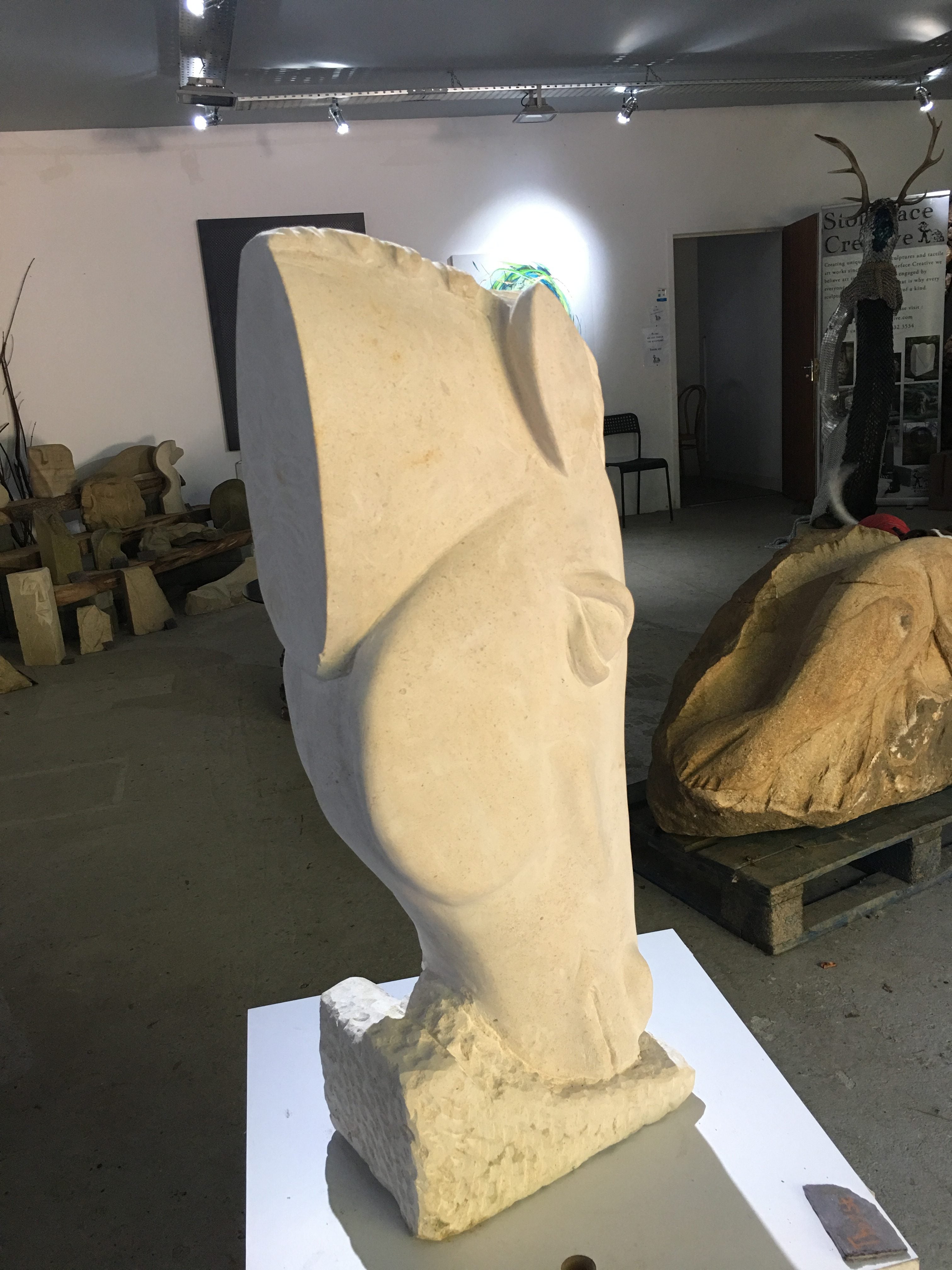 Thirst Original sandstone piece by Andrew Vickers - Stoneface Creative 