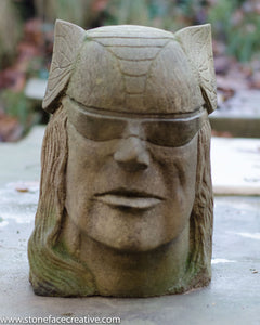 Thor Original sandstone piece by Andrew Vickers - Stoneface Creative 